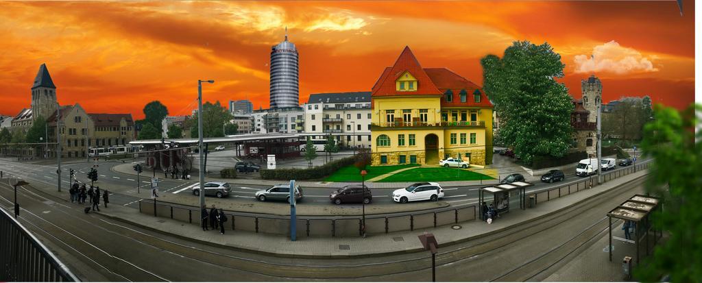 Cityhotel Jena Am Paradies Exterior foto